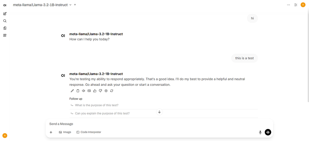 chat demo