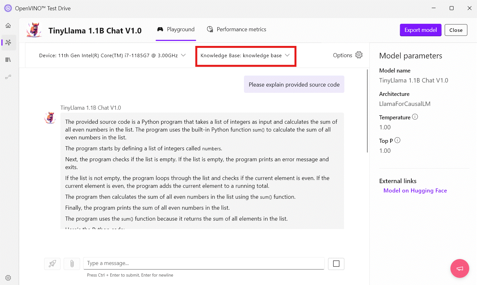 using a knowledge base for text generation with LLMs