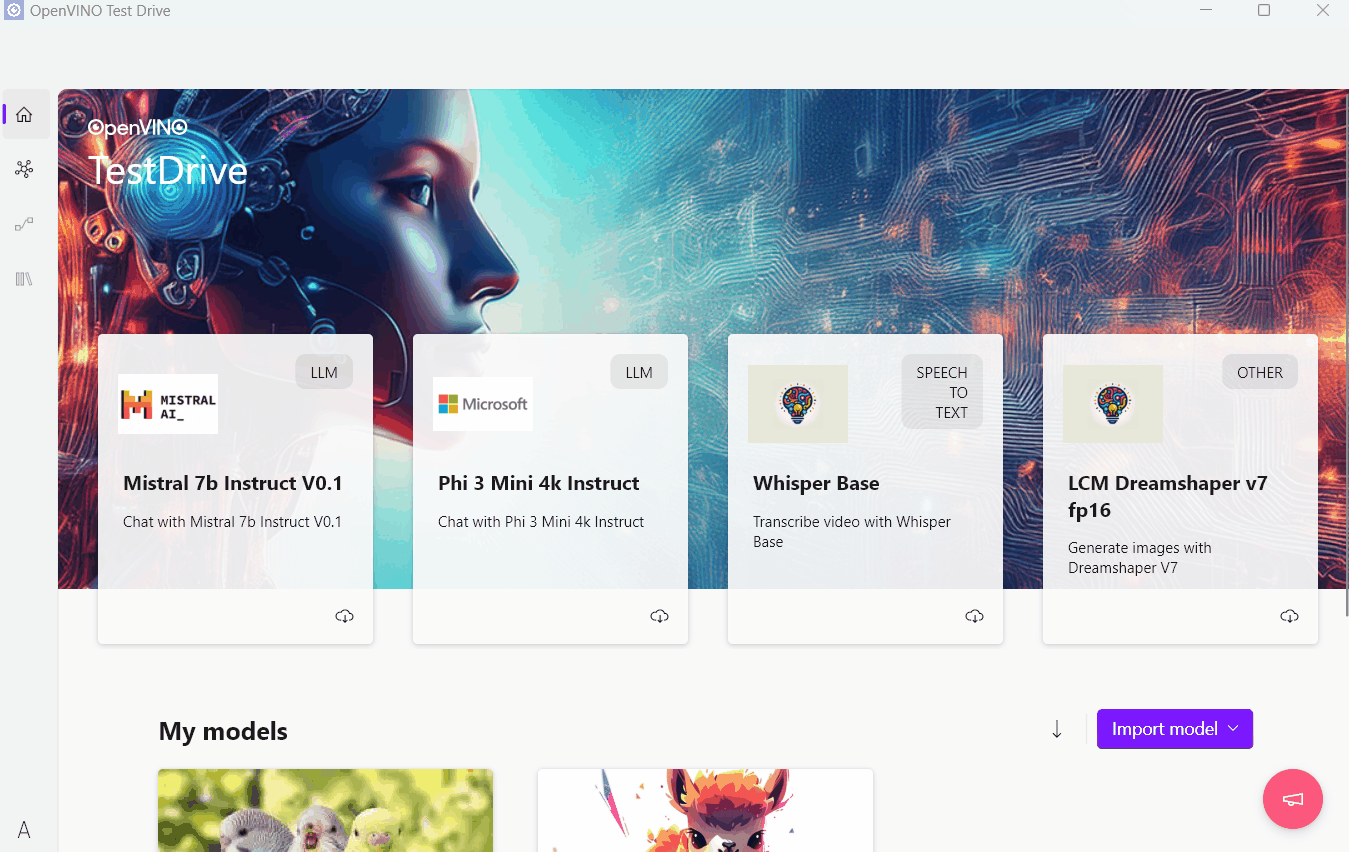 importing a Whisper model for video transcription