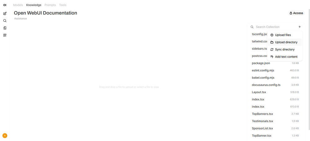 create a knowledge base