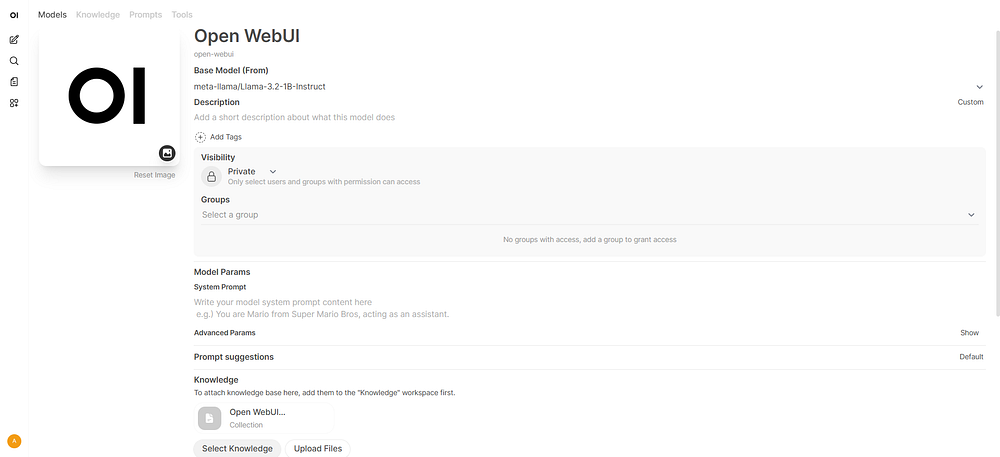 create and configure the RAG-enabled model