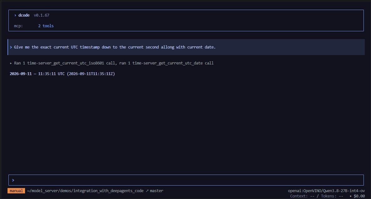 final tool result