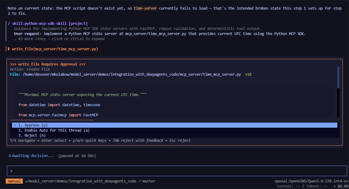 MCP server created